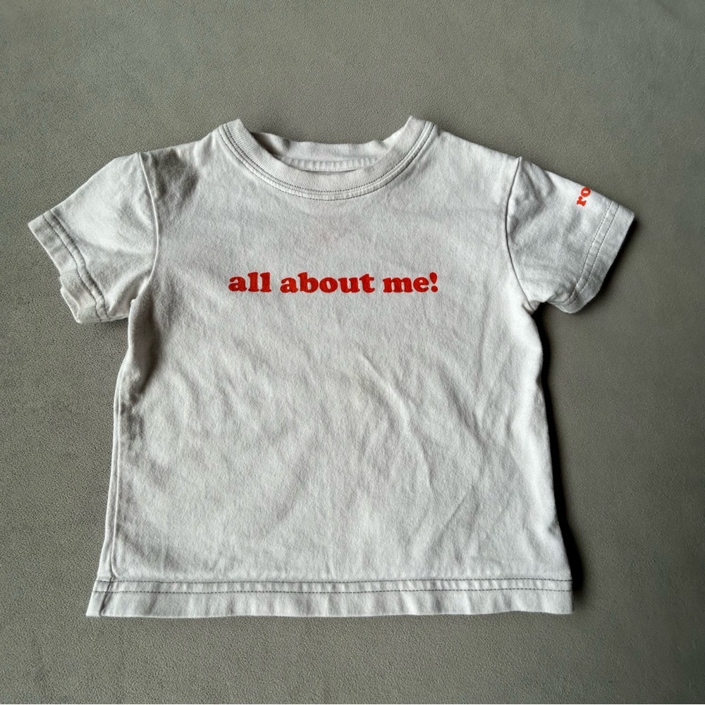 3 for $25 ~ Roots ~ “All About Me” Graphic Tee ~ Baby Size Large 12-18 Months